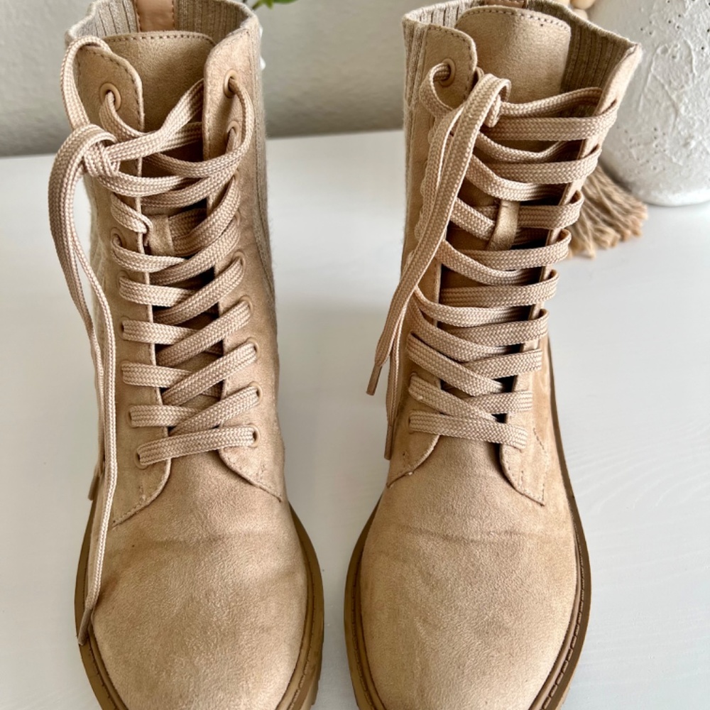 Express Tonal Combat boots - Picture 2 of 4